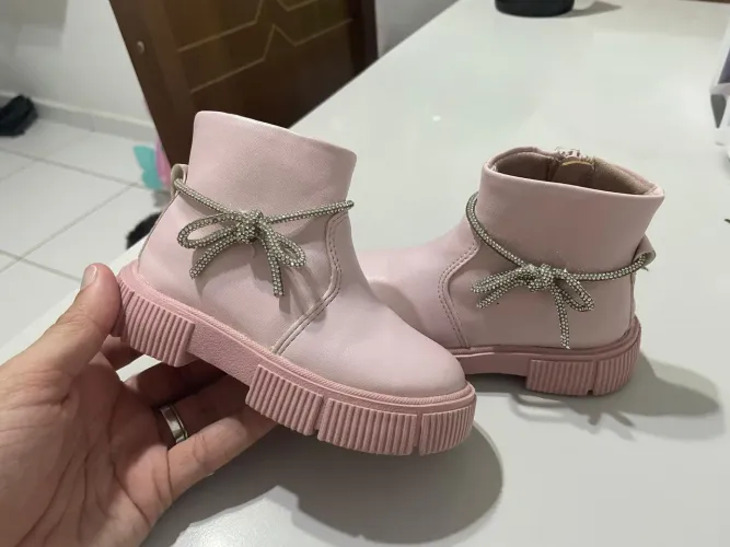 Bota feminina infantil N°22