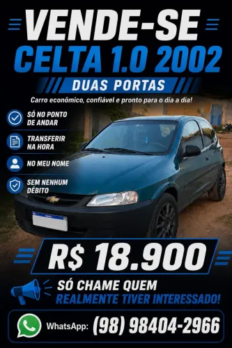 Chevrolet Celta 1.0/super/n.piq.1.0 MPFI VHC 8V 3P 2002