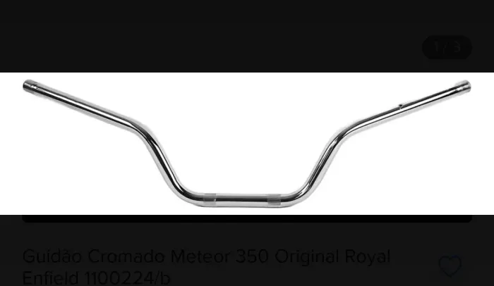 Guidão royal enfield meteor 350 2026 Guidão royal enfield meteor 350 2026