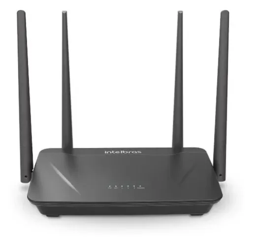 Roteador Intelbras RF 1200 Wi-Fi 5G 4 Antenas Dual Band 1200Mbps Preto - Wi-Fi Rápido e Es