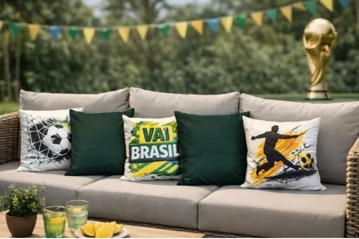 Kit de Capa de Almofada Brasil 