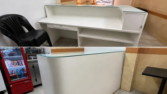 Balcão caixa para atendimento de loja