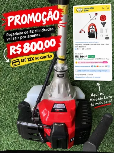 Roçadeira Toyama 52cc