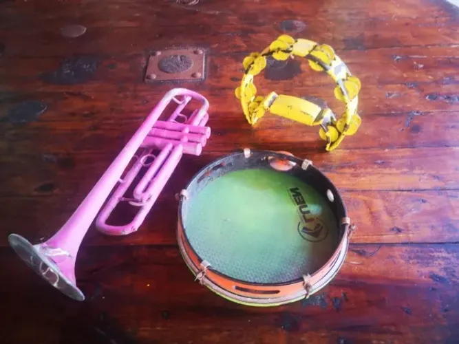 Instrumentos musicais decoração