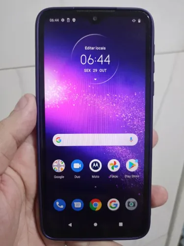 Moto One Macro 64g, funcionando e procedência, capinha e cabo
