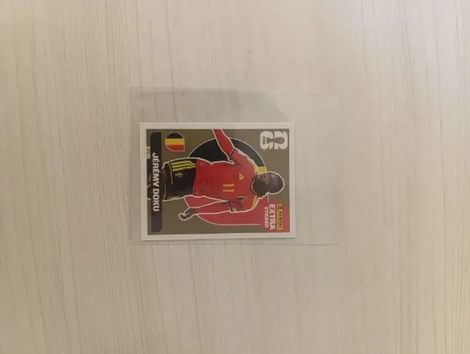 Figurinha Extra Jeremy Doku Gold