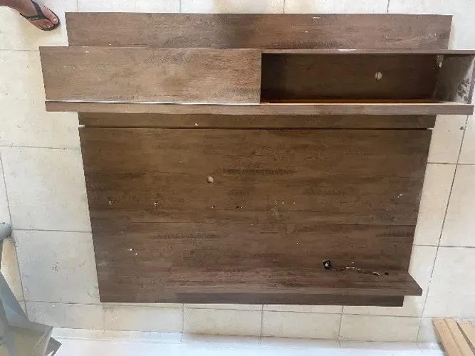 Painel de sala marrom
