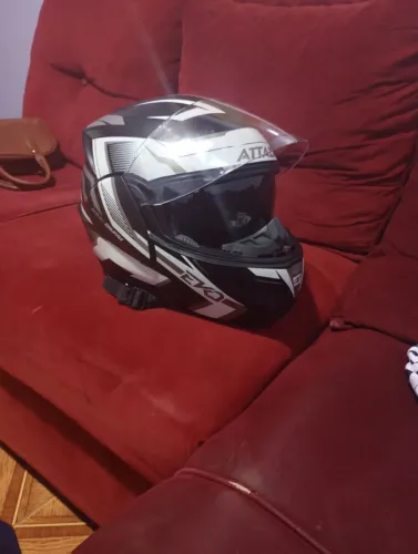 Capacete pro Tork articulado com óculos interno, novo, tamanho 60