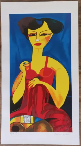 Gravura de Aldemir Martins - Quadro em serigrafia
