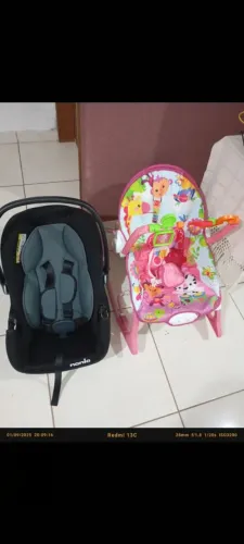 Cadeirinha de balanço y Bebê conforto