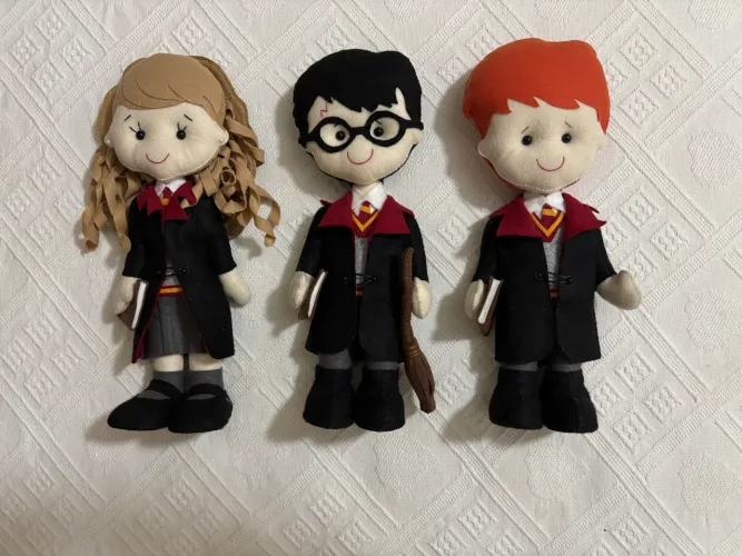 bonecos harry potter feltro