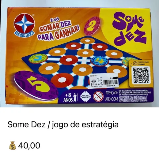 Brinquedo SOME DEZ (estrela)
