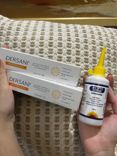 KIT CURATIVOS: 02 Pomadas DERSANI Hidrogel + Óleo de Girassol (Lacrados)