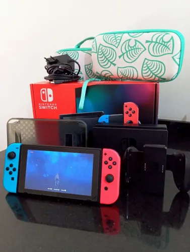 Nintendo Switch V2 completo + Zelda