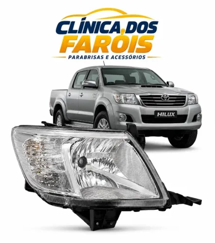 FAROL HILUX LADO DIREITO 2012 2013 2014 2015
