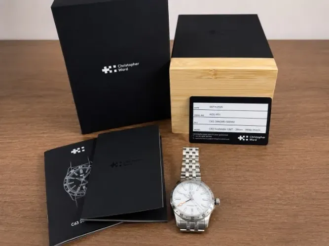 Relogio CW Christopher Ward C63 Sealander GMT