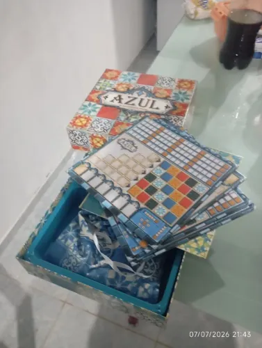 Jogo de tabuleiro: Azul, trocar em um La Granja