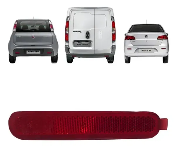 Refletores Olhos De Gato Fiat Uno Siena Fiorino