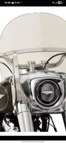 Bolha parabrisa para harley 