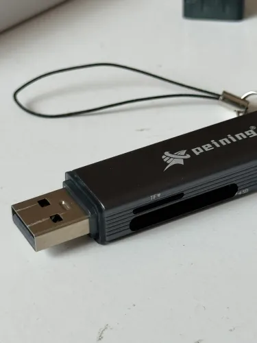 Leitor de cartão de memória Usb + TypeC