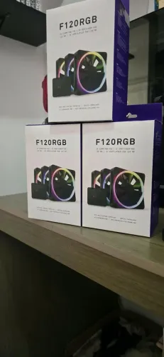 3 Kits de Fan NZXT F120 RGB Preta