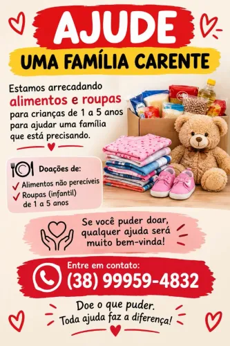 Alguém q tenha doação de alimento eh roupa