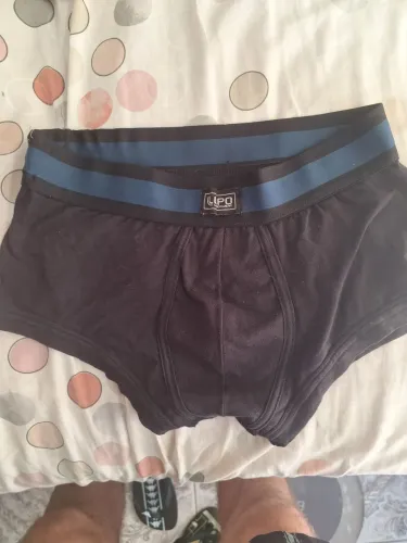 CUECA Mini box Lupo M adulto, preta com elástico. 