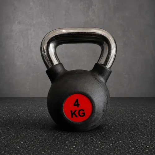 Kettlebell 04kg Import Pegada Cromada