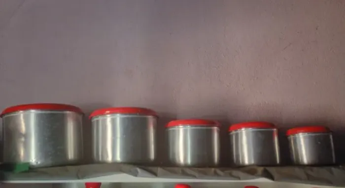 Vasilhas de mantimentos de alumínio 
