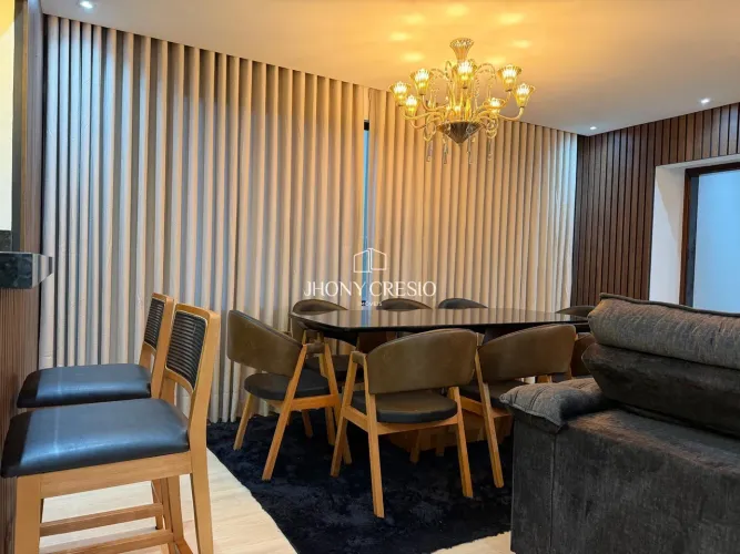Residencial Grajaú - Apartamento 100% mobiliado e decorado com 107 privativo. Parque do In