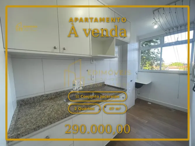 Conjunto Jacaraípe: Apartamento com Varanda e Vaga Coberta!