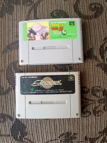 Actraiser e dragon ball super famicon snes