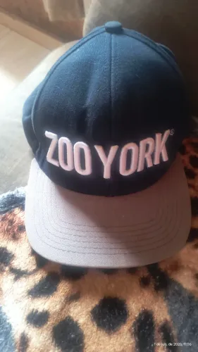 Boné Zoo York azul marinho aba reta 