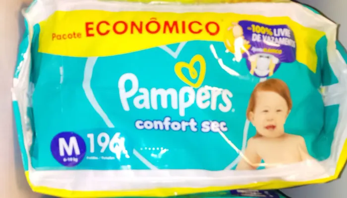 Fralda Pampers 196un