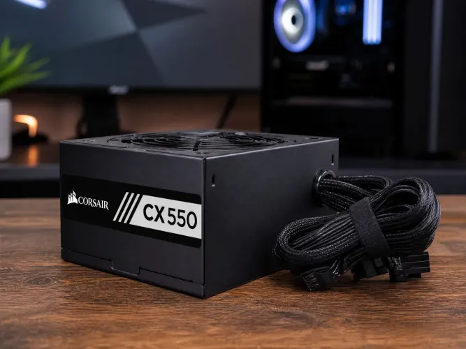 Fonte Corsair modelo CX550