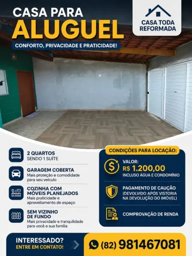 Casa Rec. dos Coqueirais - Nova Satuba (chave 120 mil)