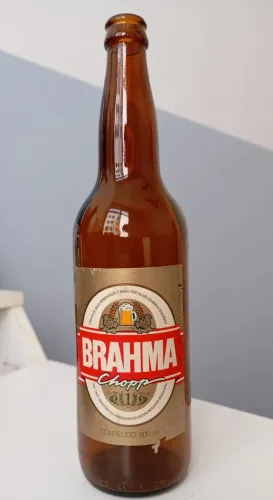 Garrafa de Brahma antiga 600ml