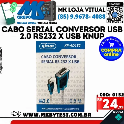 Cabo serial usb