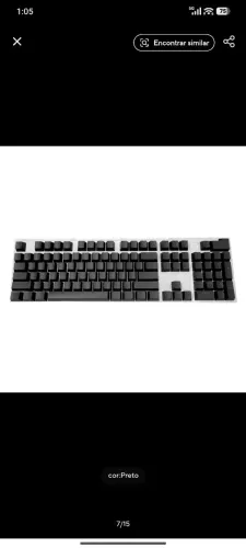 104 peças de teclado universais em ABS para teclado mecânico