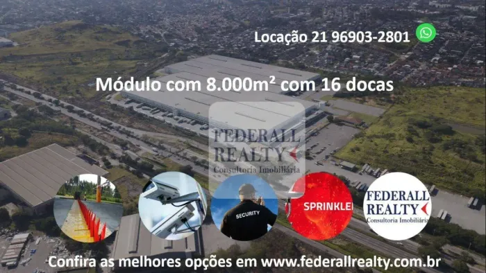 Aluguel galpão GLP Duque de Caxias, Rio de Janeiro