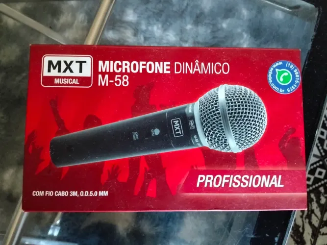Microfone Profissional para Karaoke
