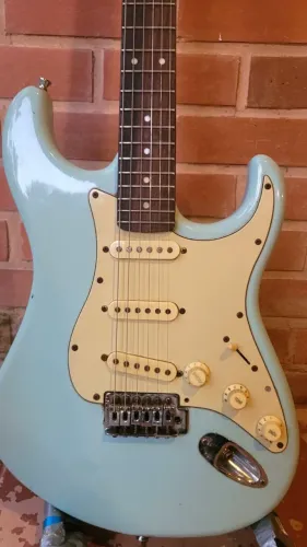 Guitarra Memphis Mg-32 Stratocaster Vintage Blue