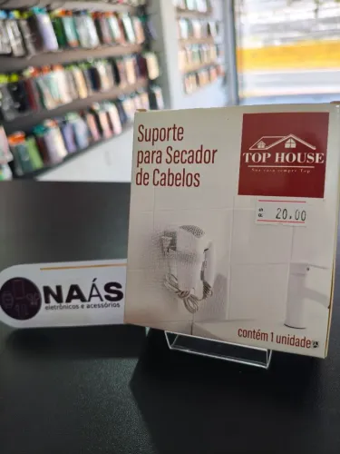 Suporte para secador de cabelos