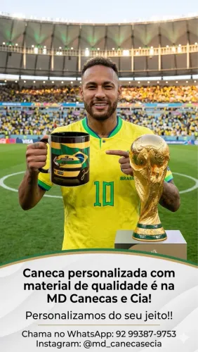 Caneca Personalizada - Crie do Seu Jeito | Foto, Nome, Logo e Frases