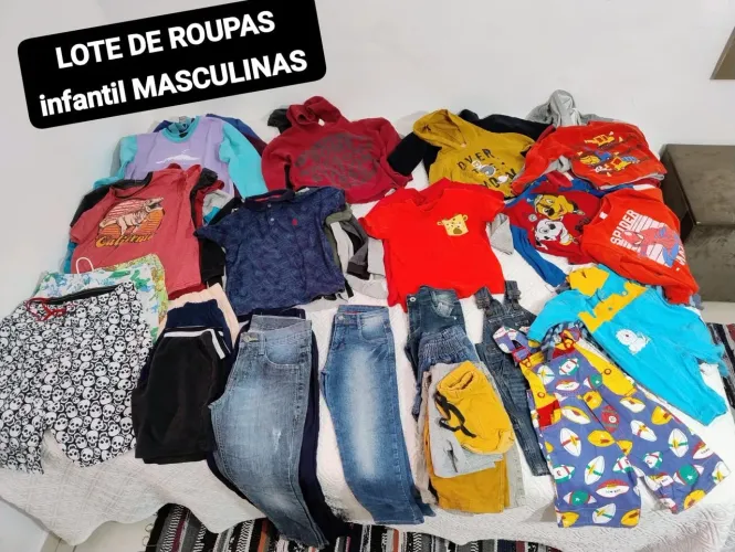 Lote roupas masculino infantil