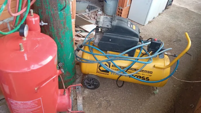 Máquina de Solda e Compressor