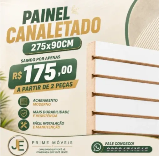 painel canelado