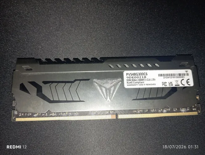 Memória Ram DDR4 8gb 3000MT