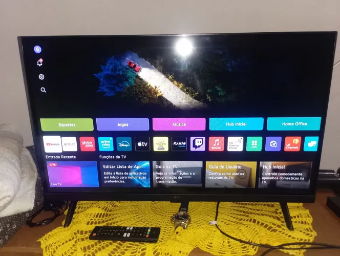 Tv nova comprei na loja tem 1 ano so de uso