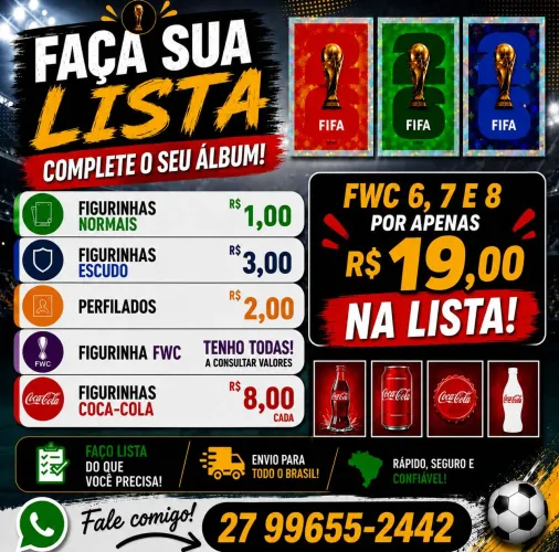 FIGURINHAS COPA 2026